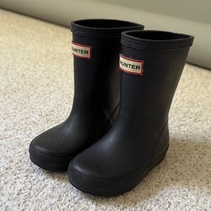 Hunter Classic Black Kids' Boots